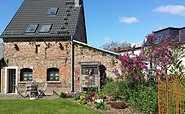 Gartenansicht Cottage im Fläming, Foto: Seyffarth-Bartsch GbR