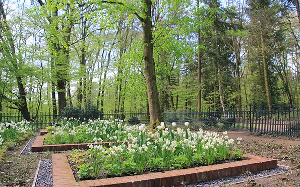Neu gestaltetes Erbbegräbnis im Schlosspark, Foto: Bansen/Wittig