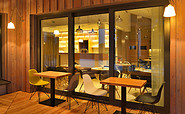 Restaurant BlauHaus - Terrasse, Foto: ElsterWerk, Lizenz: ElsterWerk