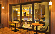 Restaurant BlauHaus - Terrasse, Foto: ElsterPark, Lizenz: ElsterPark