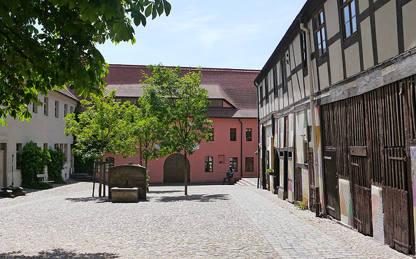 Cranach-Hof, Foto: TI Lutherstadt Wittenberg, Lizenz: WittenbergKultur