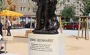 Denkmal des Australienforschers Leichhardt auf dem Oberkirchplatz, Foto: Andreas Franke, Lizenz: CMT Cottbus