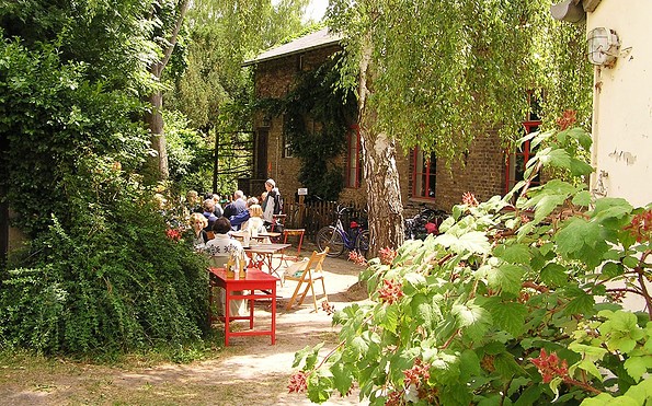 Café im Webhof, Foto: Handweberei Geltow
