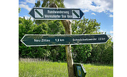 Wernsdorf hiking trail signpost, Foto: Dana Klaus, Lizenz: Tourismusverband Dahme-Seenland e.V.