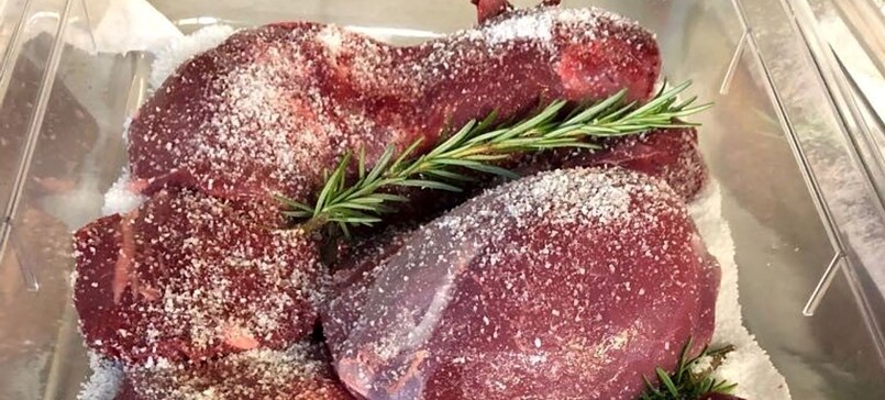 Wildwirtschaft in Buchenhain, meat