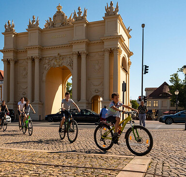 By bike through Potsdam's city , Foto: Steffen Lehmann, Lizenz: TMB Tourismus-Marketing Brandenburg GmbH