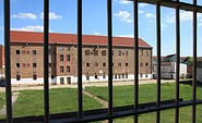 Blick auf den Innenhof des ehemaligen Zuchthauses CottbusMenschenrechtszentrum Cottbus e.V., Foto: Menschenrechtszentrum Cottbus e.V., Lizenz: Menschenrechtszentrum Cottbus e.V.
