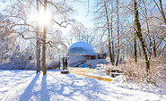 Winterstimmung am Planetarium Cottbus, Foto: Andreas Franke, Lizenz: CMT Cottbus