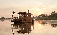 Floßverleih TreibGuT Morgenstimmung, Foto: Saskia Uppenkamp, Lizenz: TreigGuT GbR