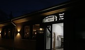 Francescos Pizzeria Haßleben Eingang, Foto: Anet Hoppe