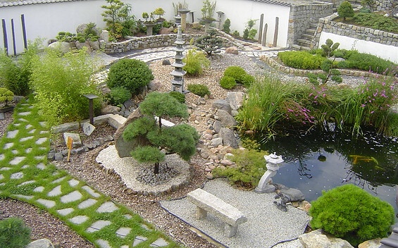 Teilansicht Japanischer Garten, Foto: Mario Kurzweg