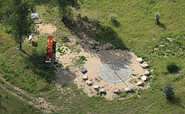 Sperlingsherberge Vogelperspektive, Foto: Amt Joachimsthal (Schorfheide), Lizenz: Amt Joachimsthal (Schorfheide)