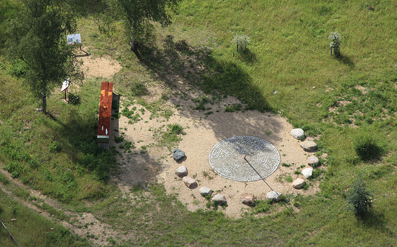 Sperlingsherberge Vogelperspektive, Foto: Amt Joachimsthal (Schorfheide), Lizenz: Amt Joachimsthal (Schorfheide)