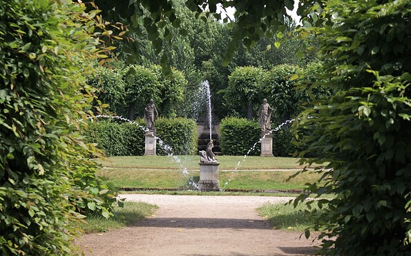 Blick in den Französischen Garten, Foto: Boris Aehnelt, Lizenz: Boris Aehnelt