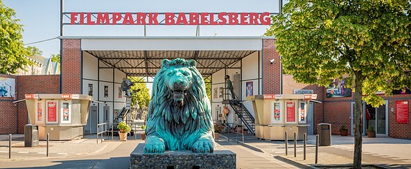Filmpark Babelsberg Eingang, Foto: Ronny Budweth, Lizenz: Filmpark Babelsberg