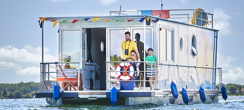 Familienhausboottour auf der Havel