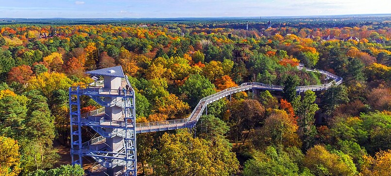 Baum&Zeit Baumkronenpfad - Turm & Pfad, Foto:  Baumkronenpfad Beelitz-Heilstätten
