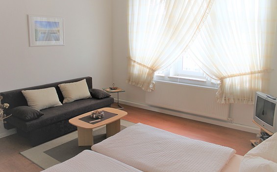 Doppelzimmer Gasthaus zum Grünen Baum, Foto: Andreas Beyer