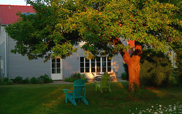 Das Ferienhaus am Abend, Foto: F. Rumpe, Lizenz: F. Rumpe