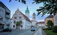 Rathaus und Dom Fürstenwalde, Foto: Florian Läufer, Lizenz: Seenland Oder-Spree