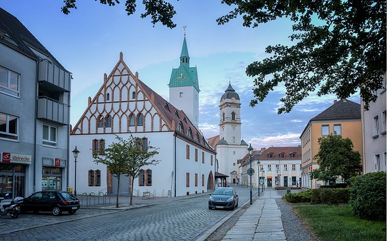 City Hall and Cathedral Fürstenwalde, Foto: Florian Läufer, Lizenz: Seenland Oder-Spree