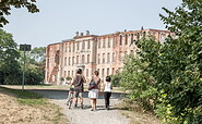 Blick vom Schlossgarten auf Schloss Zerbst, Foto: Jedrzej Marzecki, Lizenz: Tourismusverband Fläming e.V.
