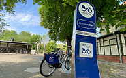 nextbike Station am Bahnhof Beelitz, Foto: Susan Gutperl, Lizenz: Tourismusverband Fläming e.V.