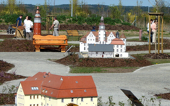 The "Kleine Lausitz"- Miniature Park in Elsterwerda