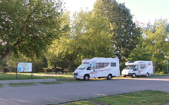 Wohnmobilstellplatz Wässering in Kyritz, Foto: Doreen Wolf, Lizenz: Stadt Kyritz