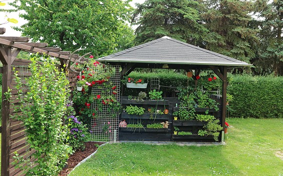 Ferienwohnung Nordstadt * Gartenpavillion, Foto: Andreas Wolff, Lizenz: Steffen Linke