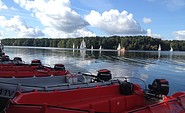 Blick auf den Flakensee vom Bootsverleih Spree-Safari, Foto: Tim Neumeyer, Lizenz: Tim Neumeyer