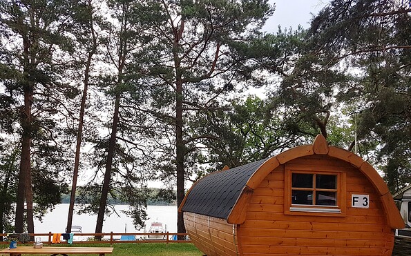 Camping Barrel, Foto: Heike Krause, Lizenz: Mecklenburg Tourist GmbH