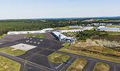 Flugplatz Schönhagen Luftbild, Foto: F. Spitzenberg, Lizenz: Flugplatzgesellschaft Schönhagen mbH