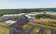 Flugplatz Schönhagen Luftbild, Foto: F. Spitzenberg, Lizenz: Flugplatzgesellschaft Schönhagen mbH