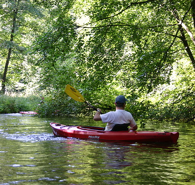 Canoeing tour on Rheinsberger Rhin