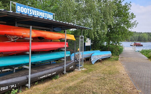 Canoe hire , Foto: Denise Haynert, Lizenz: Tourismusverband lausitzer Seenland e.V.