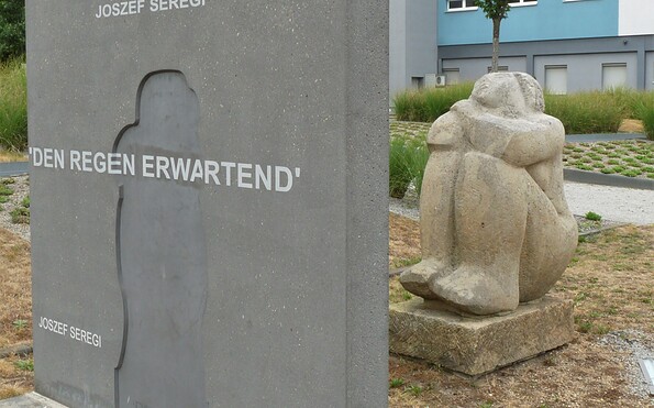 View of sculpture, Foto: Charis Soika, Lizenz: Tourismusverband Lausitzer Seenland e.V.