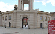 Entrance to the Landtag, Foto: Lion A. Schulze, Lizenz: PMSG