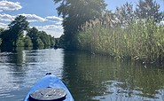 Ausfahrt aus dem Hüttenkanal, Foto: Itta Olaj, Lizenz: TV Ruppiner Seenland e.V.