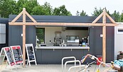 View of the snack bar, Foto: Gregor Kockert, Lizenz: Tourismusverband Lausitzer Seenland e.V.