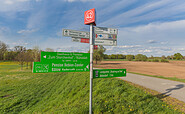 Knotenpunkt-Radwegweiser in der Prignitz, Foto: Steffen Lehmann, Lizenz: TMB-Fotoarchiv
