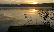 Sunset over the lake Wandlitzsee, Foto: Naturpark Barnim e.V