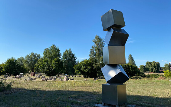 "Dancing Cubes", Foto: Susan Gutperl, Lizenz: Tourismusverband Fläming e.V.