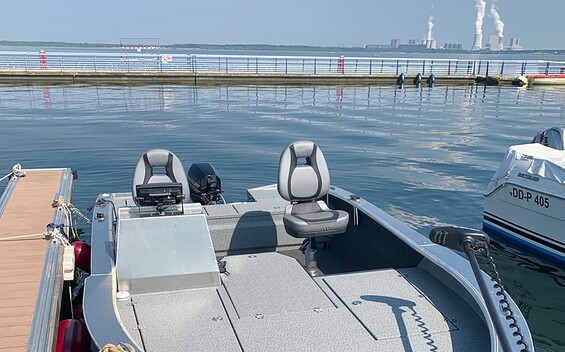 Aluminium boat Pike Hunter 530, Foto: Sebastian David, Lizenz: Fishing & Boat Lausitz