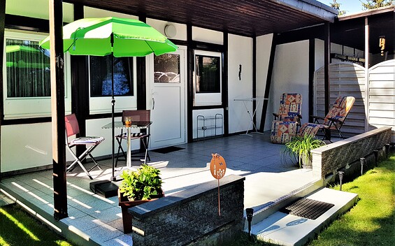 Außenansicht Bungalow Cozy House, Foto: Frau Majunke, Lizenz: Bungalow Cozy House