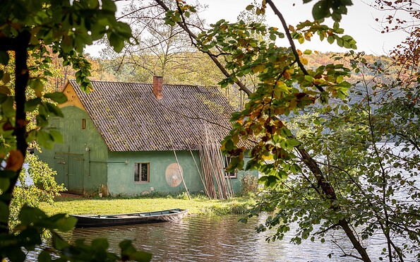 Fischerhütte am Hammersee, Foto: Florian Läufer, Lizenz: Seenland Oder-Spree