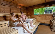 Sweating in the Spreewald sauna, Foto: Beate Waetzel