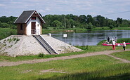 Pegelhäuschen bei Ratzdorf, Flusslandschaft Oder, Seenland Oder-Spree e.V.
