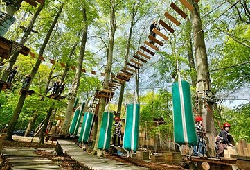 Adventure Climbing in AbenteuerPark Potsdam