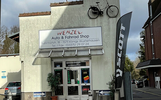 Fahrrad Shop Wenzel, Foto: Petra Förster, Lizenz: Tourismusverband Dahme-Seenland e.V.